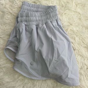 Lululemon Light Purple Hotty Hot Lowrise Shorts